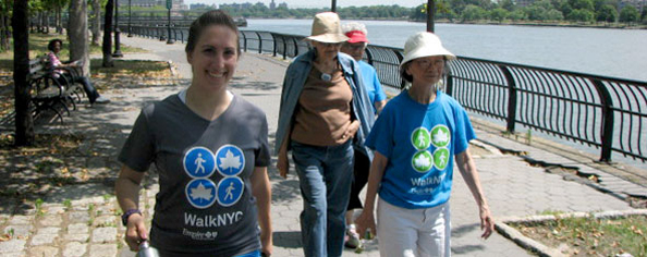Walk NYC program participants