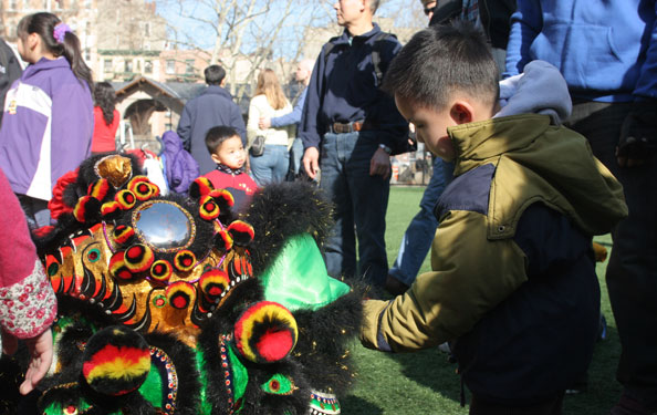 A performance at the Lunar New Year Festival