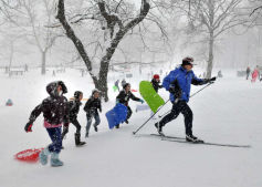 Riverside Park Snow Day