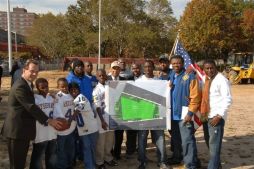 Harlem River Ballfield Groundbreaking
