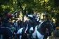 Knights meet for a jousting performance before the guests at the fest