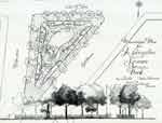 thumbnail image of the Plan for the reconstruction of Abingdon Square links to January 2004 Capital Project of the month