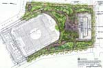 thumbnail image of the construction plan for Columbus Park links to the Capital Project of the month for March 2004