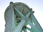 Image of the Urn on the top of the Prison Ship Martyrs Monument in Fort Greene Park. Links to the Capital Project of the Month for October 2004