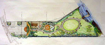 Hunts Point Riverside Park plan, July 2003 Project of the Month