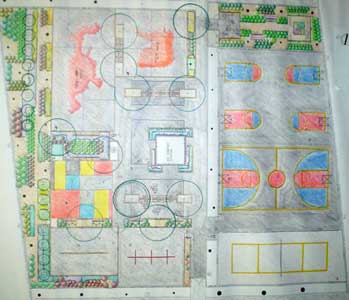 Image of the reconstruction plan for Matthews Muliner Park