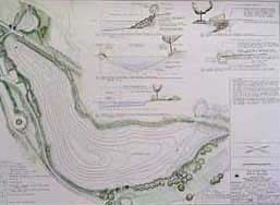 Illustration of The Van Cortlandt Lake Restoration Project