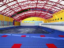 Illustration of the interior of the pool