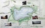 Illustration of Kissena Park Lake, Links to project description