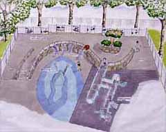 Illustration of the Grover Cleveland Park design