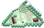 map of wyckoff house park links to capital project of the month page for April 2003