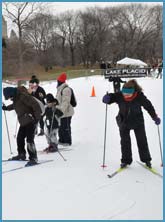 People skiing