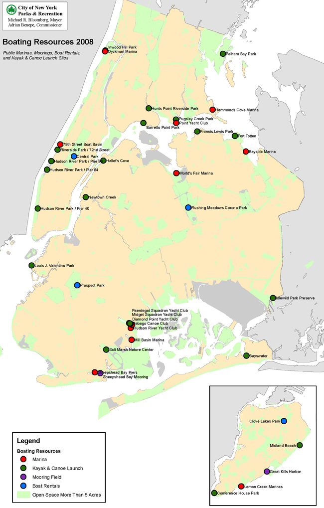new york map pdf. Recreational Boating Map