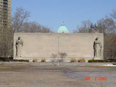 Photo of the Brooklyn War Memorial in Cadman Plaza Brooklyn