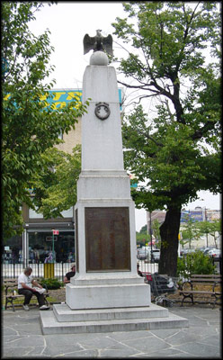 Photo of the Fort Hamilton War Memorial
