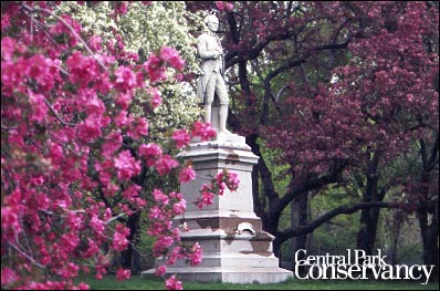 Photo of Alexander Hamilton statue in Central Park