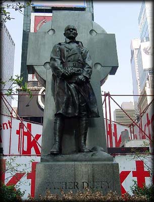 Photo of Father Duffy Statue in Duffy Square