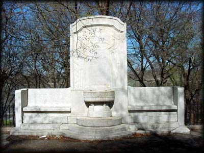 Photo of the Woman's Health Protective Association Fountain in Riverside Park, Manhattan
