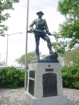 Photo of Rockaway Doughboy Veterans Memorial Statue