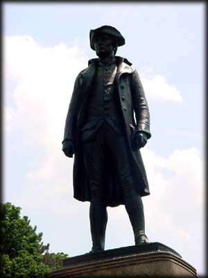 Photo of the Robert Richard Randall Monument at Snug Harbor Cultural Center, Staten Island