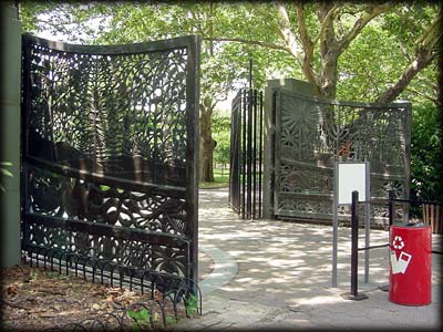 Photo of the Gates of Life at the Queens Wildlife Conservation Center, Flushing Meadows-Corona Park