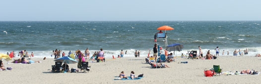 guests enjoy Rockaway Beach