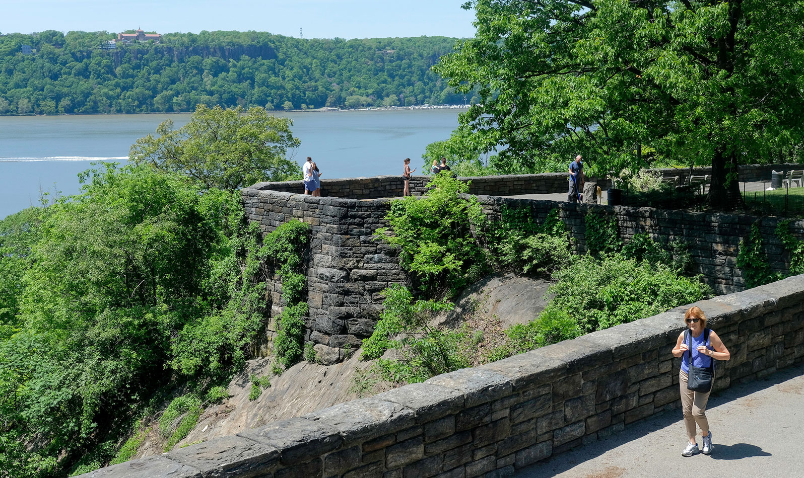Head to the Cloisters Lawn to this overlook to capture one of the best scenic views from the park.