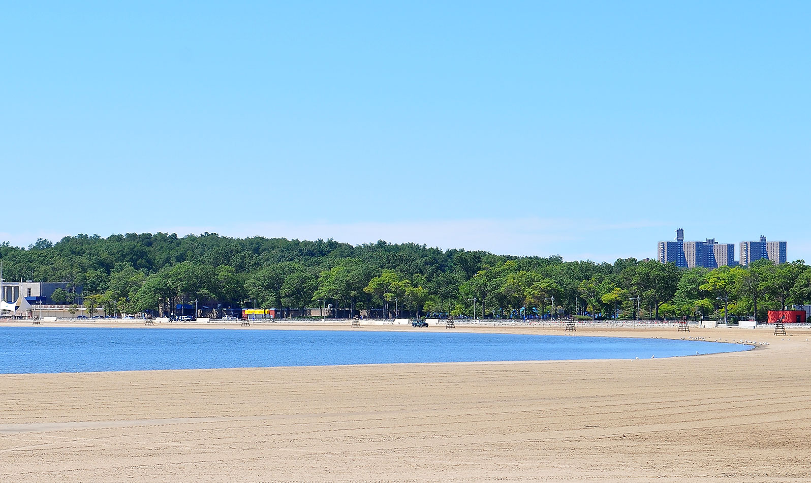 Cool down at Orchard Beach, also called the Bronx Riviera, the only public beach in the borough!