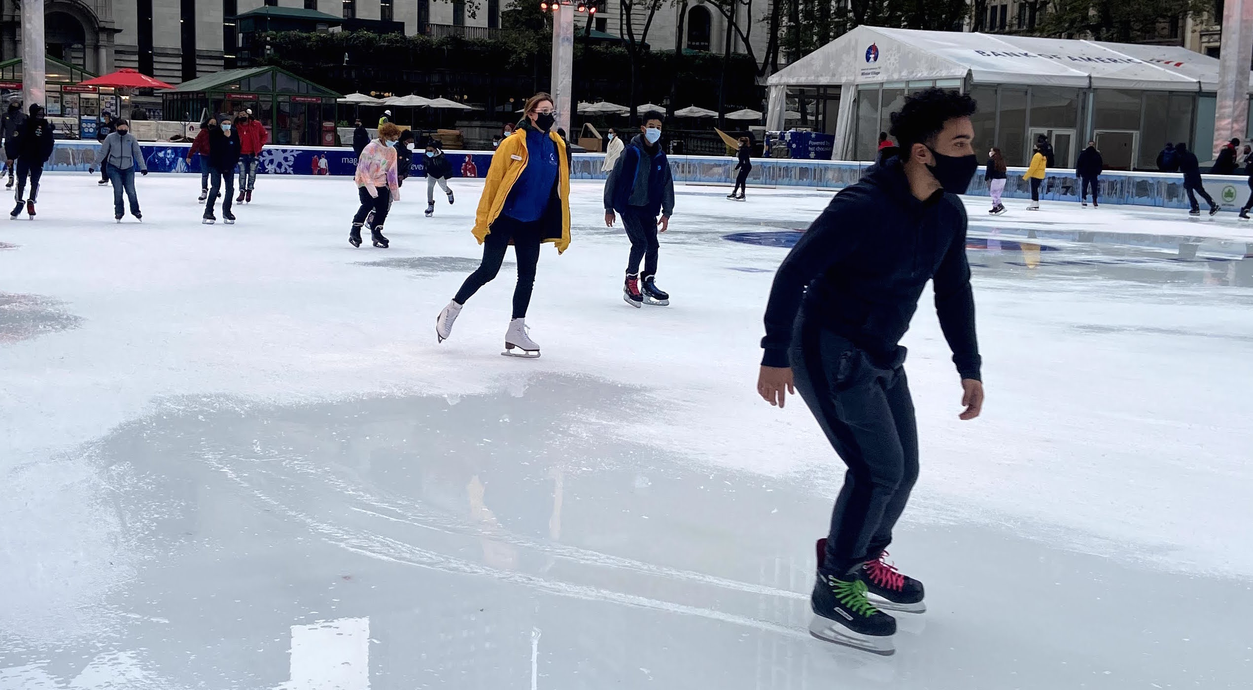 Ice Skating Rinks : The Rink at Bryant Park : NYC Parks