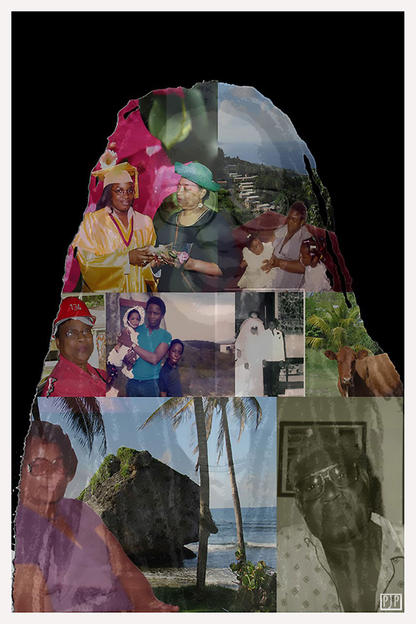 Collage of family photos