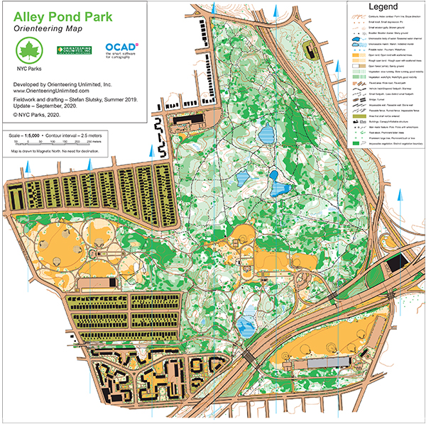orienteering map without control points