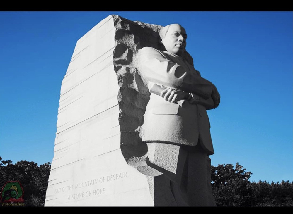 photo of a monument of MLK Jr in Washington DC