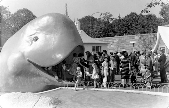 Opening day at the Central Park Children?s Zoo, September 28, 1961. Courtesy of Parks Photo Archive.