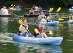 People Kayaking