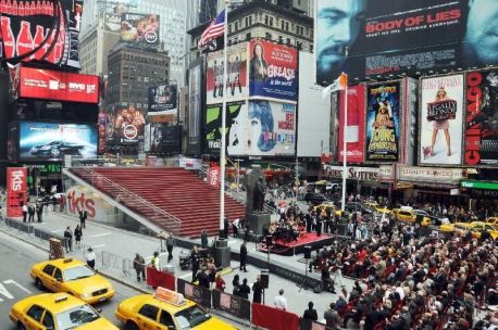 Tkts Booth Opening Duffy Square Photo Gallery New York City Department Of Parks Recreation Nyc Duffy Square Times