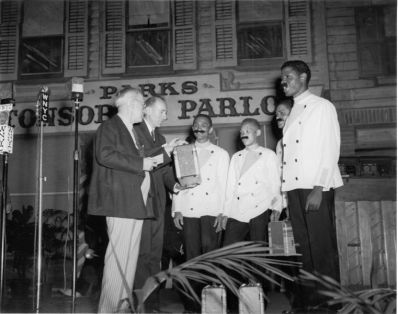 retrieved from: https://www.nycgovparks.org/photo/photo-15234/Grand-Central-Red-Caps-winners-7th-Annual-Barbershop-Quartet-Contest