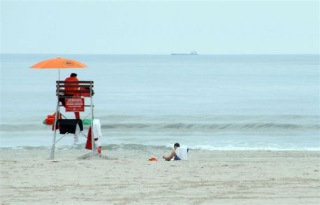 a lifeguard at rockaway beach photo gallery new york nyc lifeguard