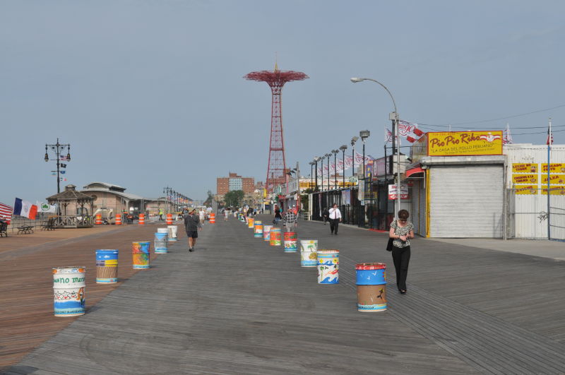 Coney Island Beach Boardwalk Images Nyc Parks Coney Island Beach Boardwalk
