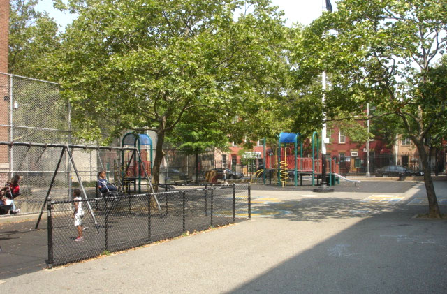 Fish Playground Highlights NYC Parks south-pacific-playground-basketball-courts-nyc-parks