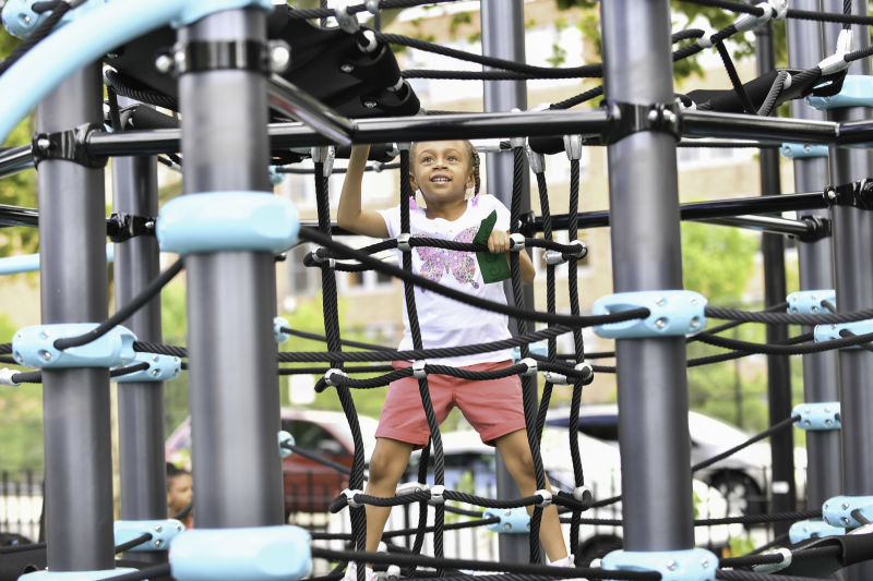 Stockton Playground Fitness Equipment NYC Parks