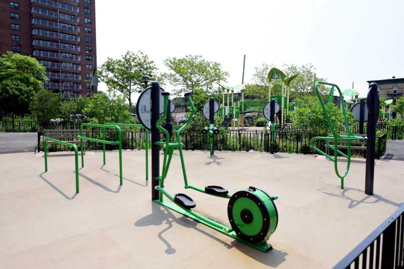 Hilltop Playground News NYC PARKS COMPLETES 3 MILLION RENOVATION OF