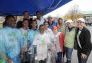 Community volunteers, New York Knicks, Adrian Benepe, and PlaNYC staff