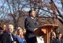 New York Governor David Paterson speaks at the Robert F. Kennedy Bridge dedication