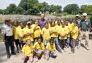 Commissioner Benepe poses with Junior Ranger Day Camp children