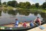 An Urban Park Ranger and his canoeing companions