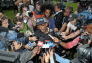 Spike Lee speaks to the press