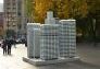 City (2004), three-dimensional aluminum modernist skyscrapers