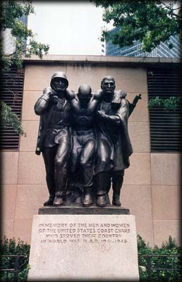 Photo of the Coast Guard Memorial in Battery Park